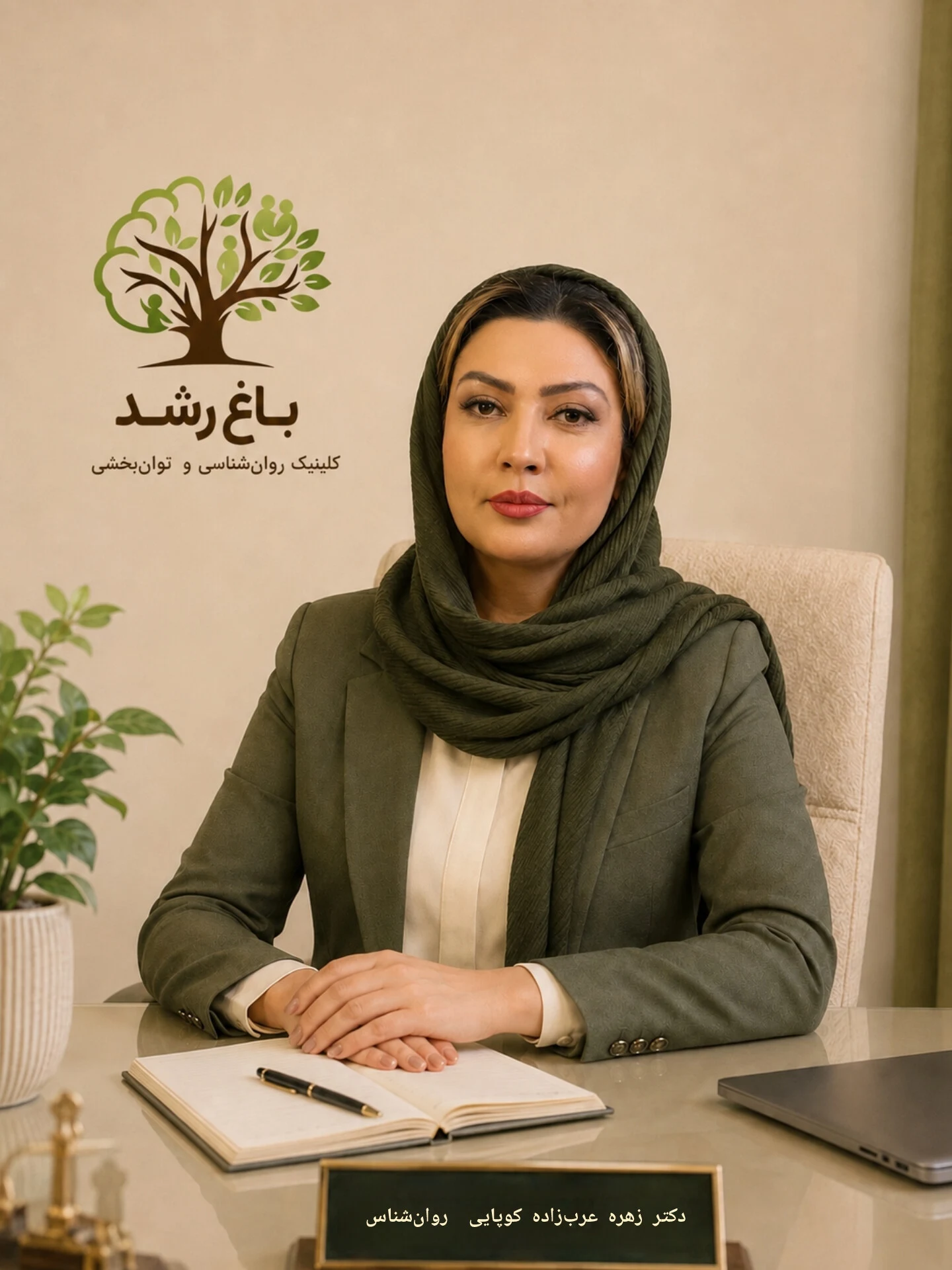 لوگوی کلینیک روان‌شناسی و توان‌بخشی باغ رشد
