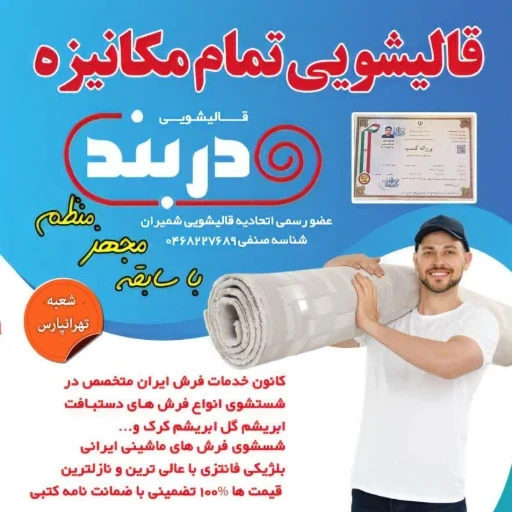 لوگوی قالیشویی دربند