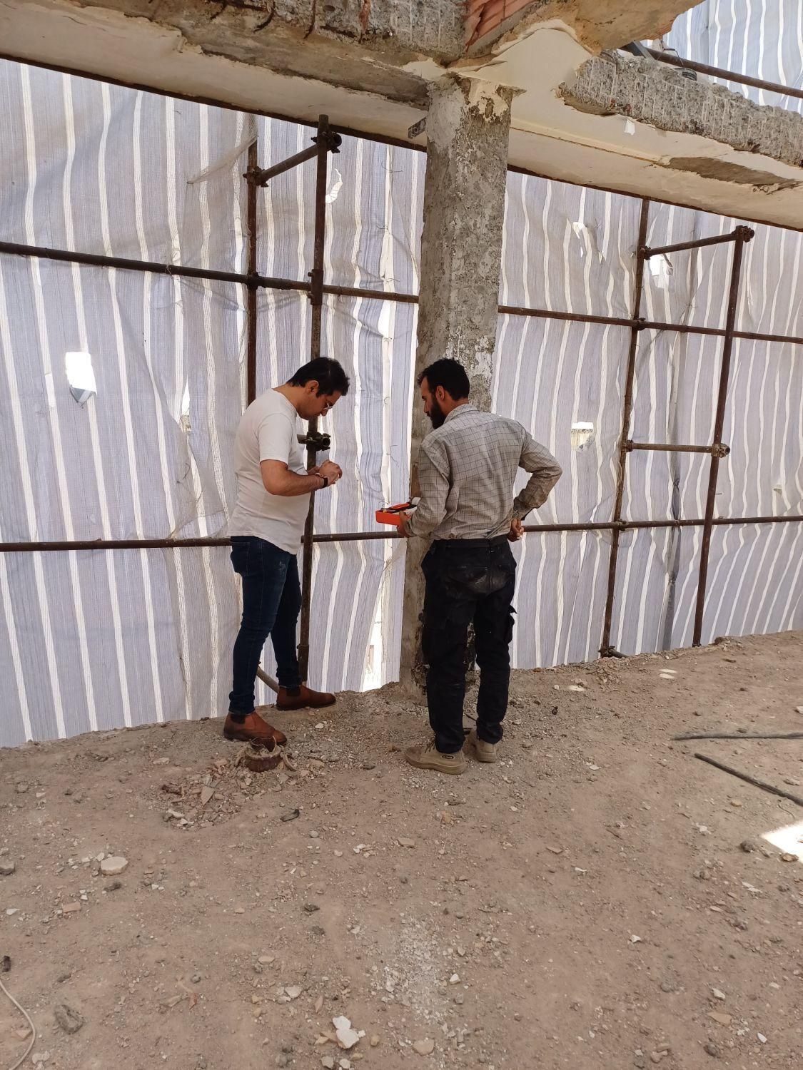 اسکن و تست بتن در جنت‌آباد - تصویر 7