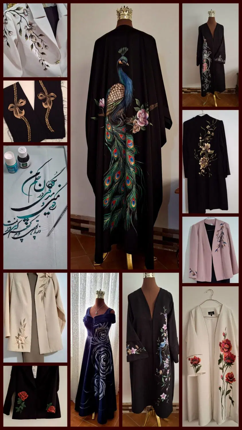 نقاشی روی پارچه عاطفه فرسام - تصویر 6