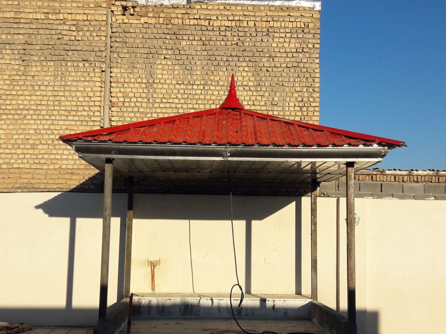 اجرای سقف شیروانی و سوله در نازی‌آباد - تصویر 9