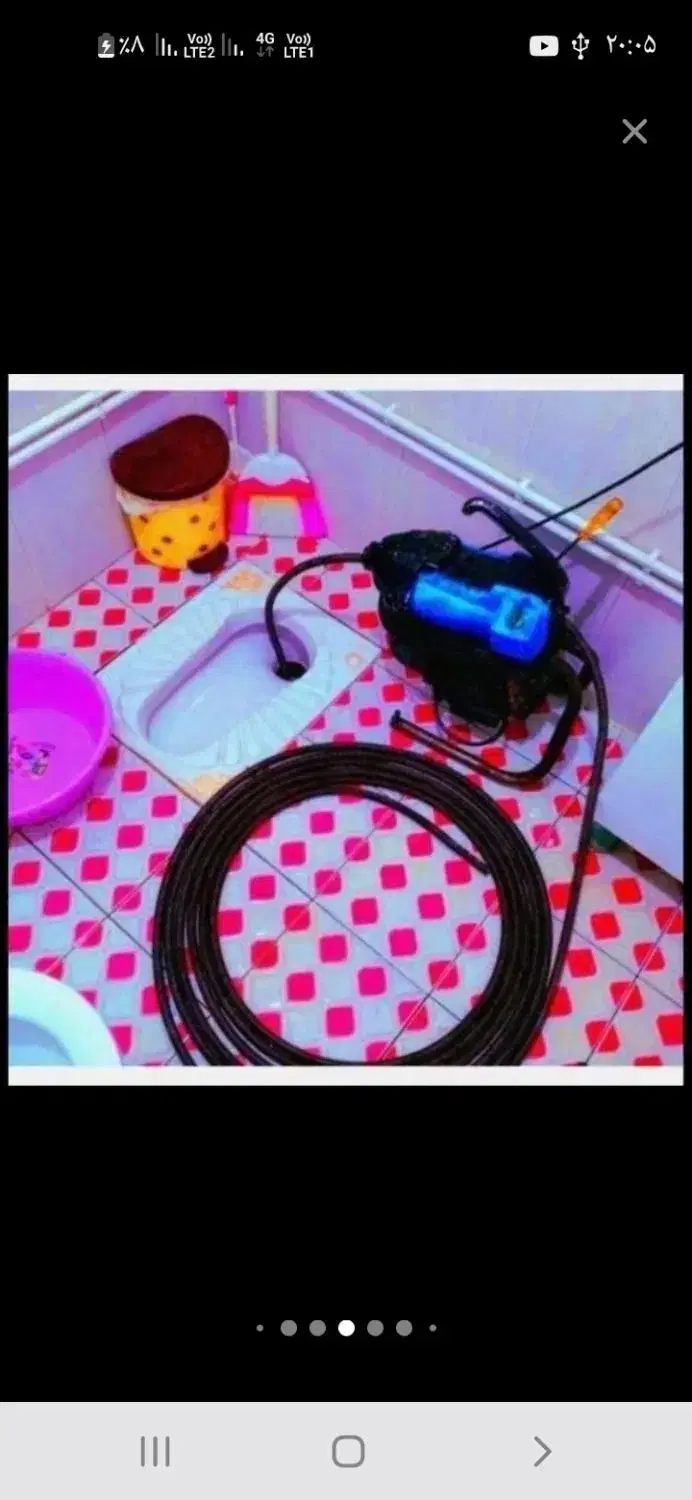 لوله‌بازکنی و تخلیه چاه در مهرآباد - تصویر 2