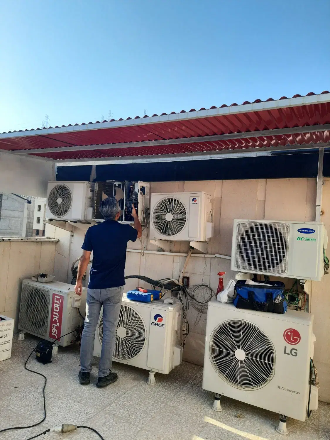 تعمیر پکیج و کولر گازی در شهرک راه‌آهن - تصویر 10