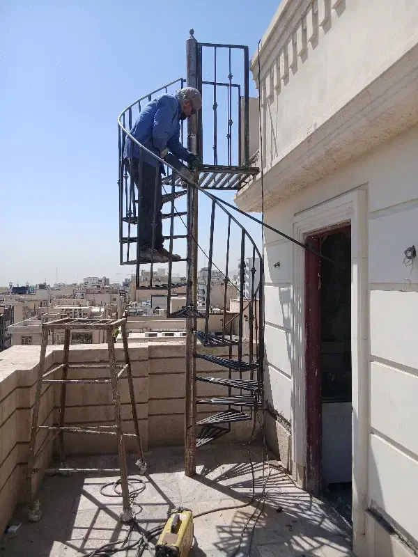 ساخت پله استیل در خلازیر - تصویر 4