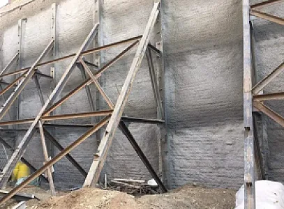 سازه نگهبان و گودبرداری در الهیه