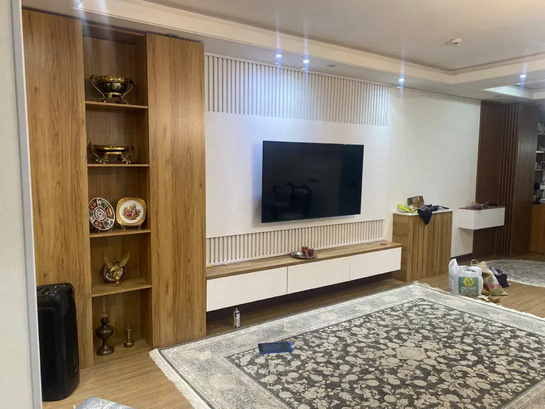 ساخت تی‌وی‌وال و کابینت در نازی‌آباد - تصویر 7