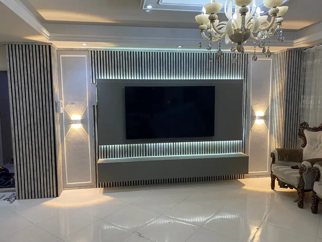 ساخت تی‌وی‌وال و کابینت در نازی‌آباد - تصویر 8