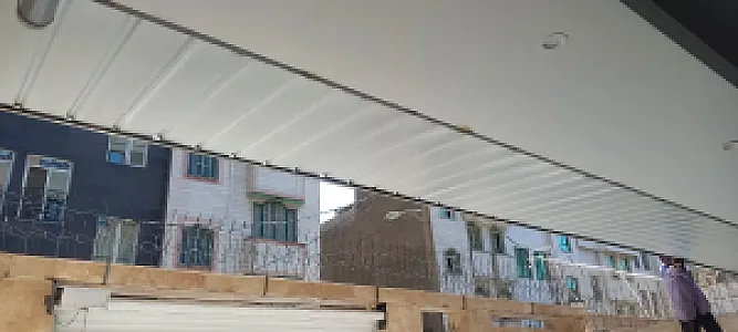 سقف شیروانی و جوشکاری خرپا در افسریه