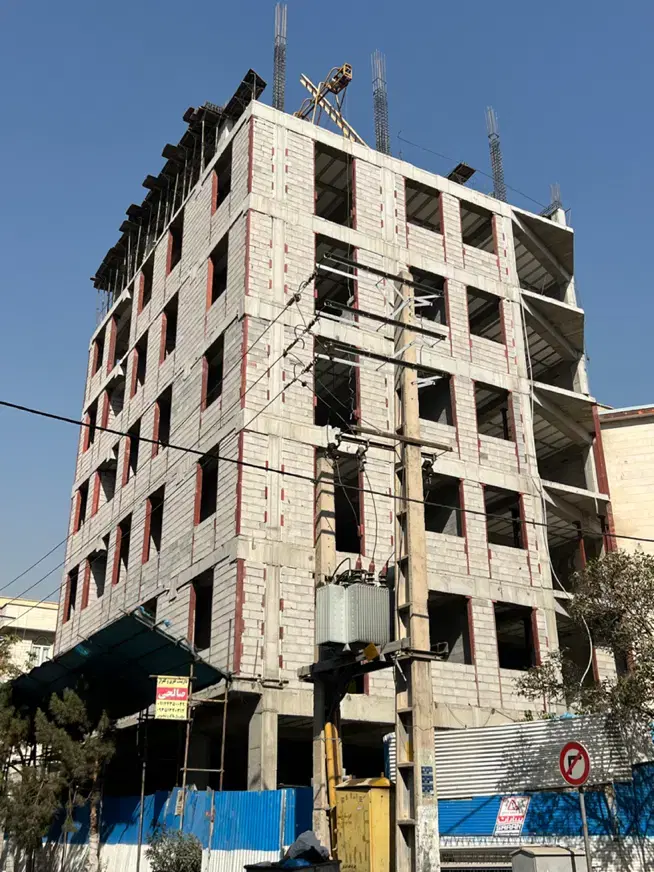 اجرای والپست و شاسی نما در ونک - تصویر 11