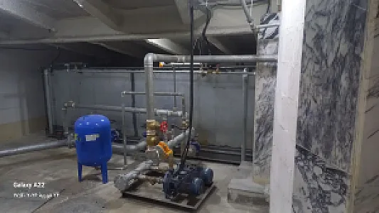 ساخت مخازن و تأسیسات موتورخانه در هلال احمر