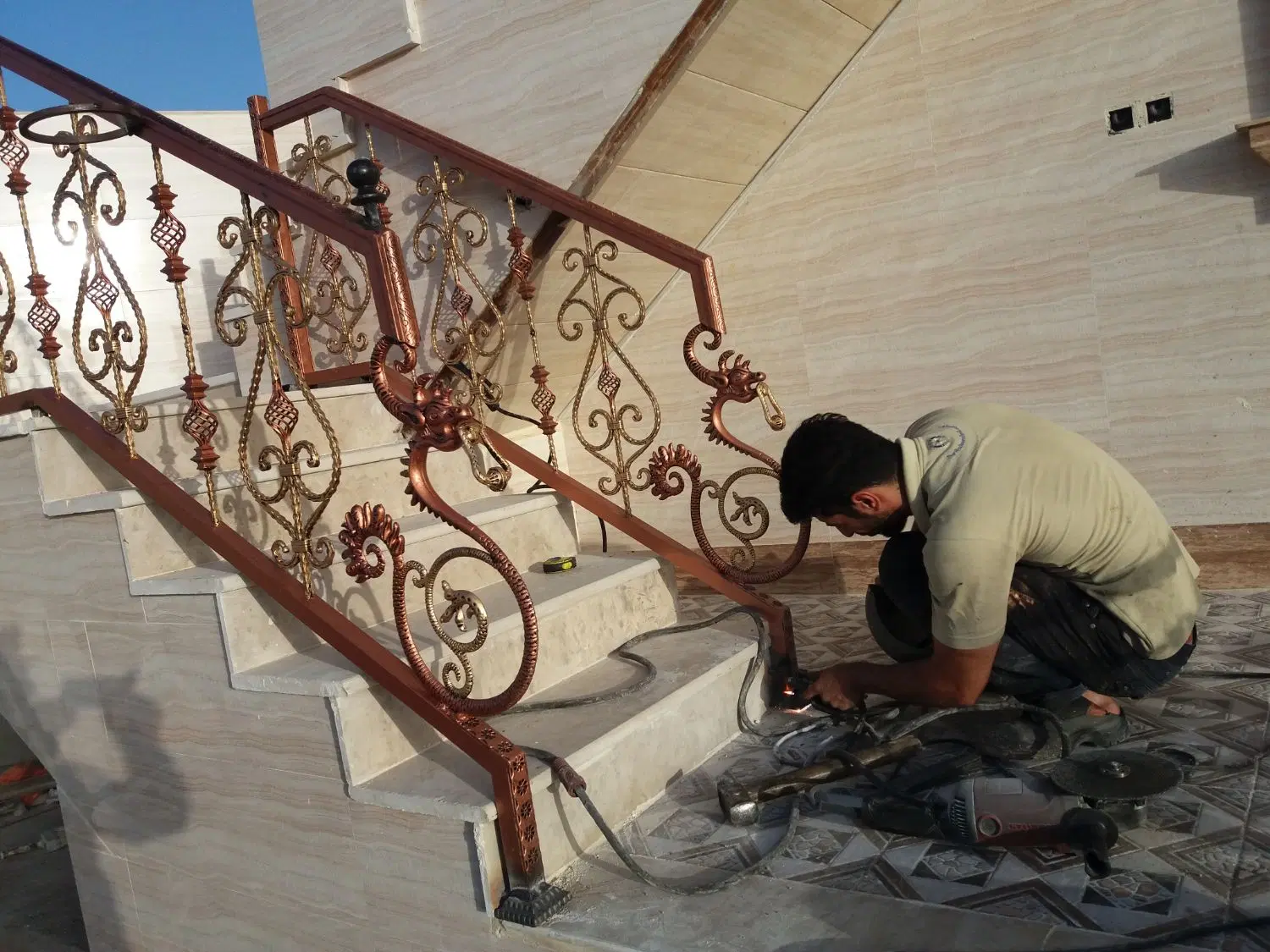 جوشکاری سیار در سلسبیل جنوبی