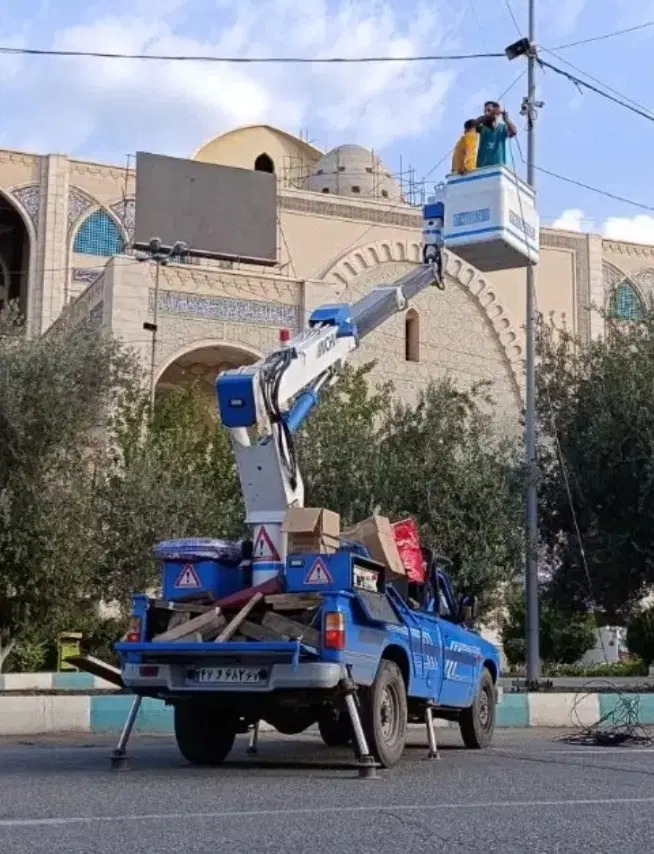 بالابر و جرثقیل نیسانی در بلوار کشاورز - تصویر 3