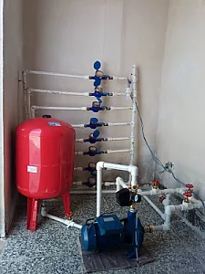 نصب پمپ آب و شیرآلات در شهرک شریعتی