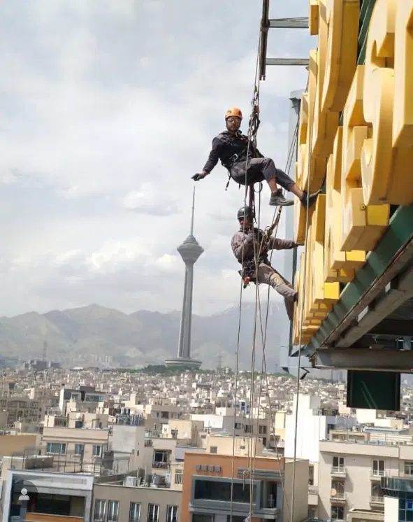 نماکاری در ارتفاع در نازی‌آباد - تصویر 2