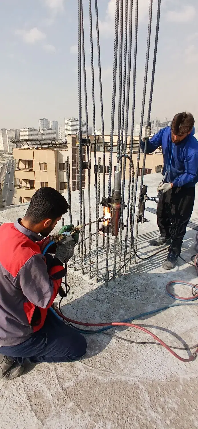 جوش سربه‌سر میلگرد (فورجینگ) در مدائن - تصویر 3