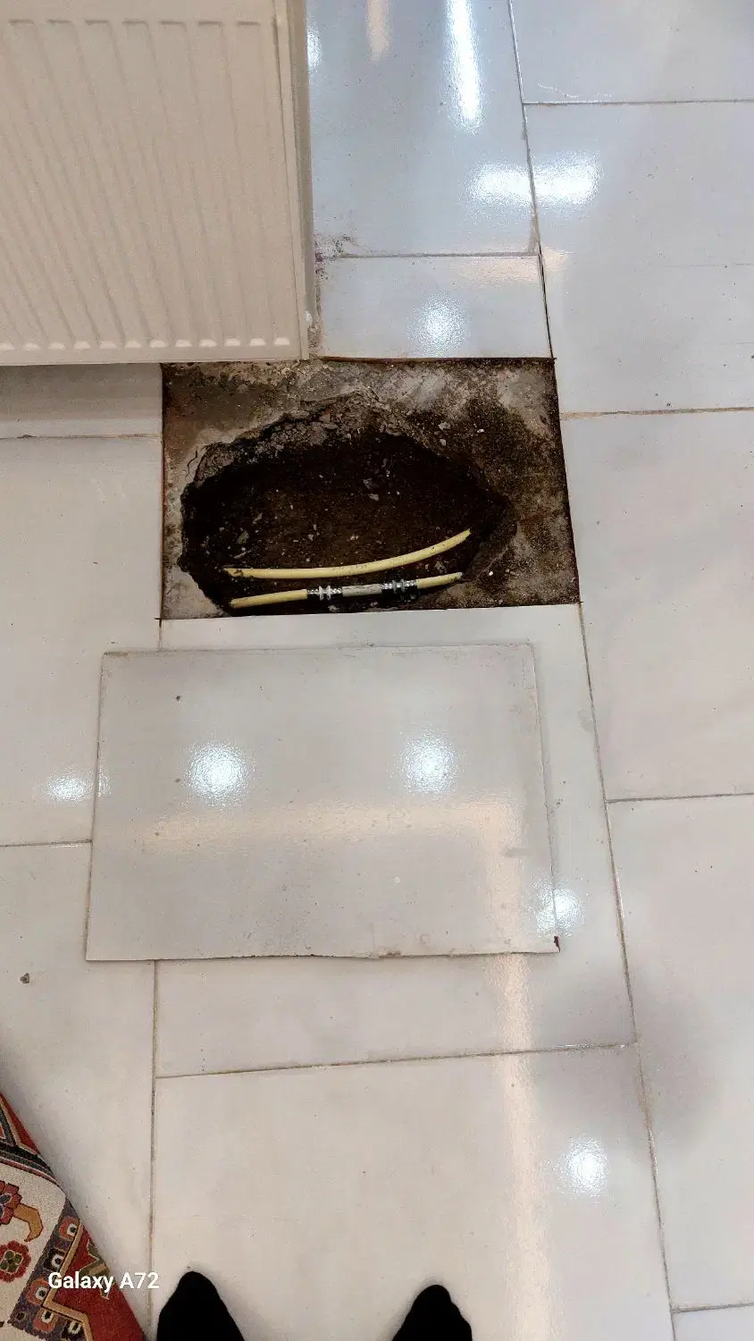 نشت‌یابی و تعمیر موتورخانه سعادت‌آباد - تصویر 4