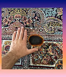 رفوگری و ترمیم فرش در پیروزی
