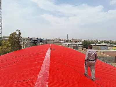 پوشش سقف شیروانی در خزانه