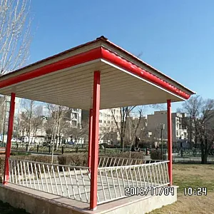سازه و سقف شیروانی در خزانه