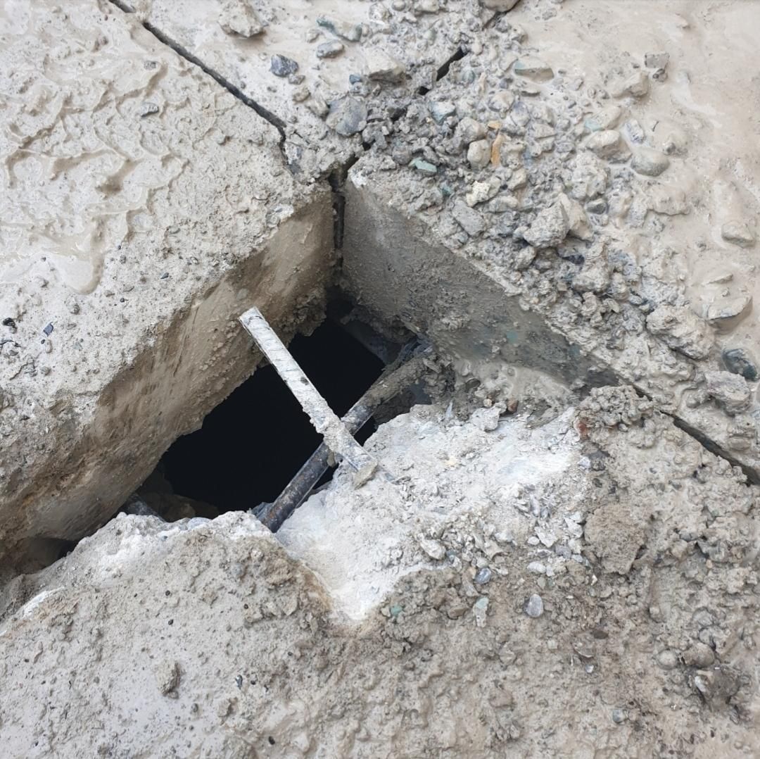 برش آسفالت و بتن با کاتر در چیتگر جنوبی