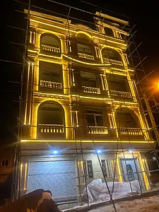 کاشی‌کاری و سنگ‌کاری نما در طیب