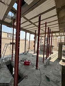 سیمانکاری نما و سفت‌کاری در شهرک چیتگر