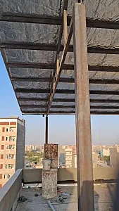نصاب شیروانی و خرپا در خزانه