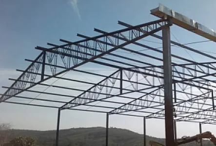 اجرای سقف شیروانی در خزانه