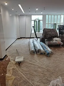 نقاش ساختمان در سعادت‌آباد