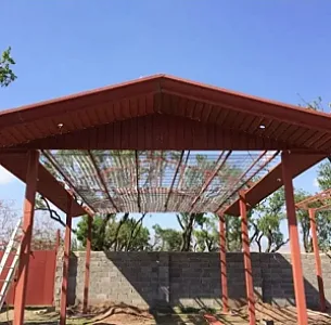 شیروانی‌سازی و پوشش سقف