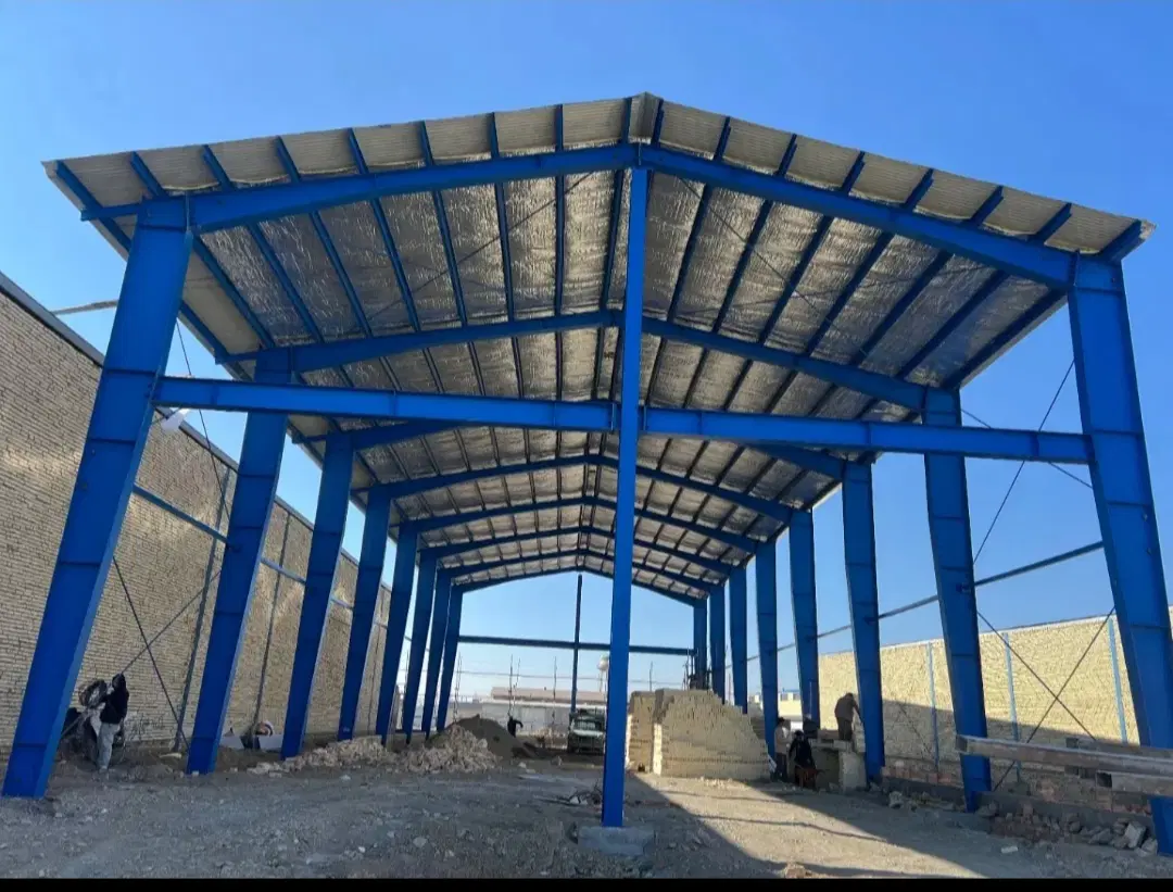 سازه فلزی و سقف‌سازی در خزانه