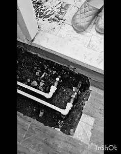 لوله‌کشی آب و فاضلاب در شهرک رضویه