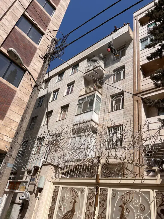 نماکاری و ترمیم نمای ساختمان در پونک - تصویر 2