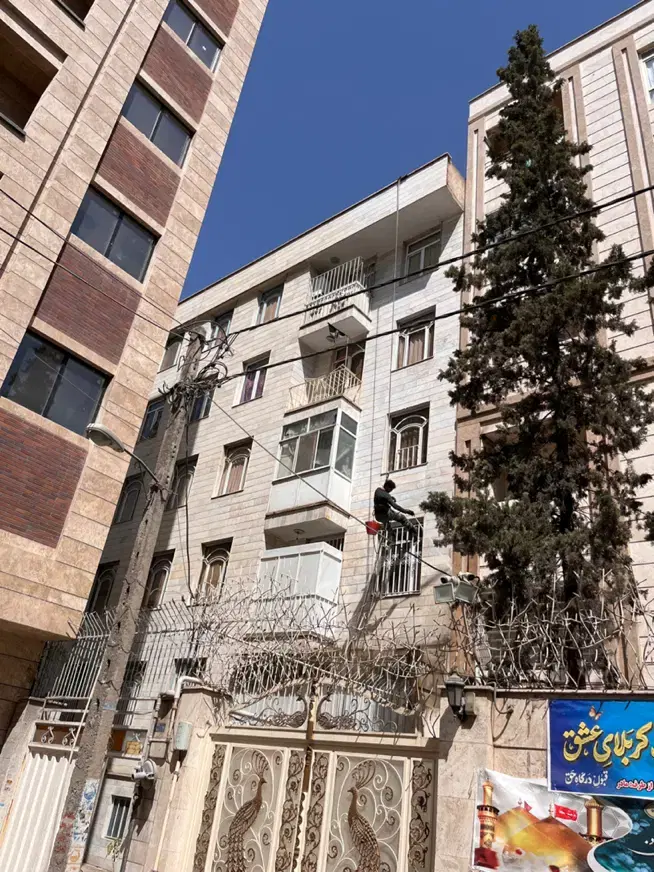 نماکاری و ترمیم نمای ساختمان در پونک - تصویر 4