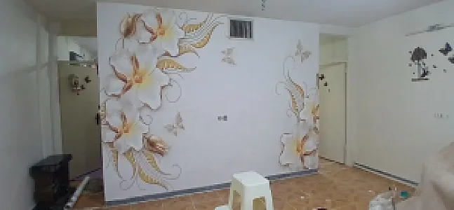 نصب کاغذدیواری در افسریه جنوبی