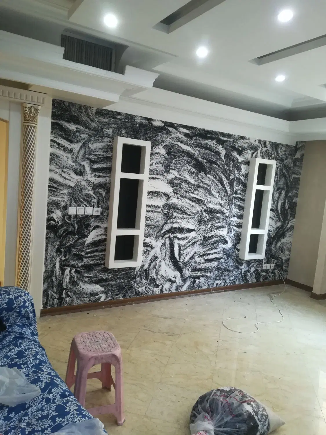 نصب بلکا و کاغذ دیواری در عبدل‌آباد - تصویر 8