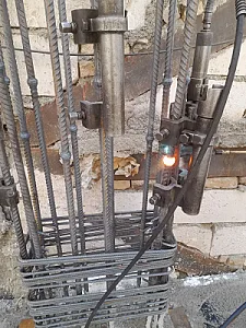 جوش سربه‌سر میلگرد در یافت‌آباد