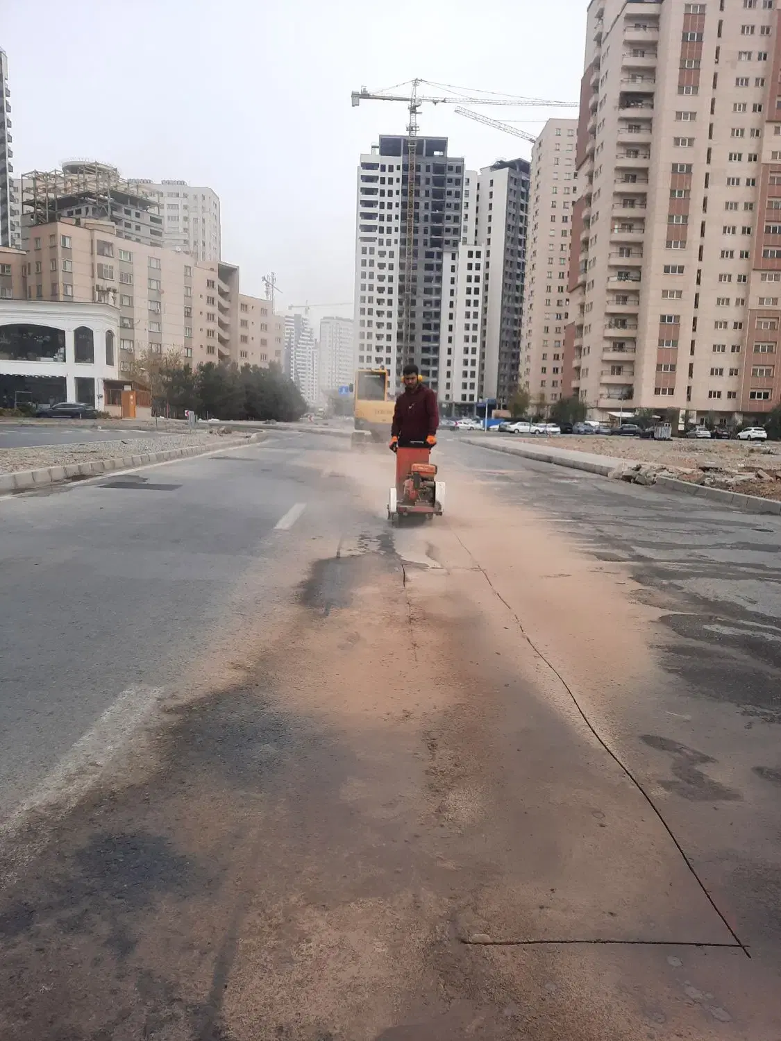 برش آسفالت و بتن در شهران جنوبی - تصویر 2