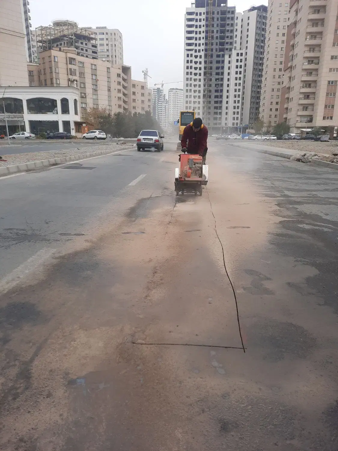 برش آسفالت و بتن در شهران جنوبی - تصویر 4