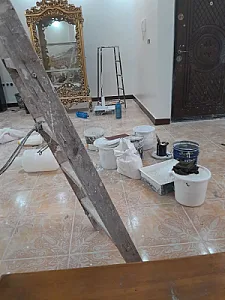 نقاش ساختمان در اتابک