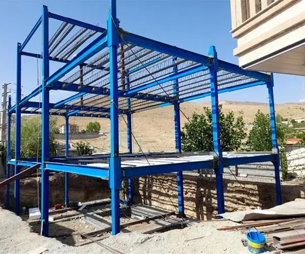 جوشکاری اسکلت فلزی در استاد معین