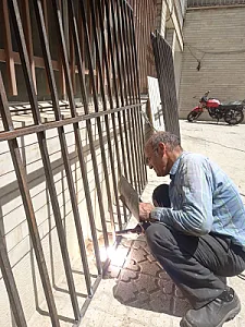 جوشکاری و آهنگری سیار در شمس‌آباد