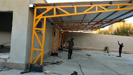 جوشکاری و آهنگری سیار در شهر زیبا