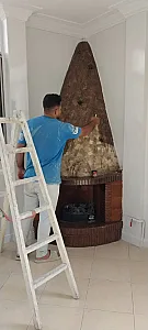 نقاشی ساختمان در جنت‌آباد شمالی