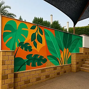نقاشی دیواری اقدسیه