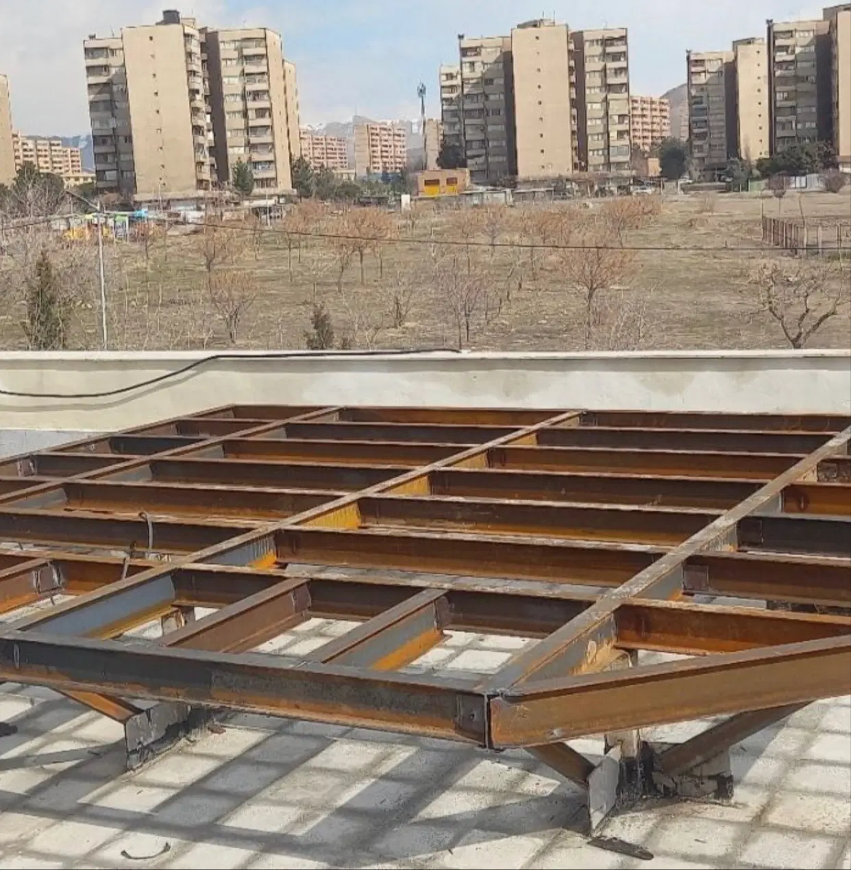 سازه نگهبان و اسکلت فلزی در قیطریه - تصویر 9