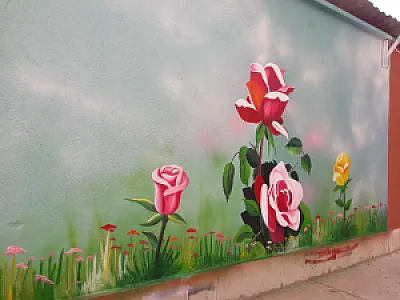 نقاشی دیواری در نارمک