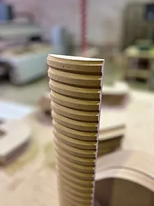 کارگاه CNC ام‌دی‌اف در بوستان سرخه حصار