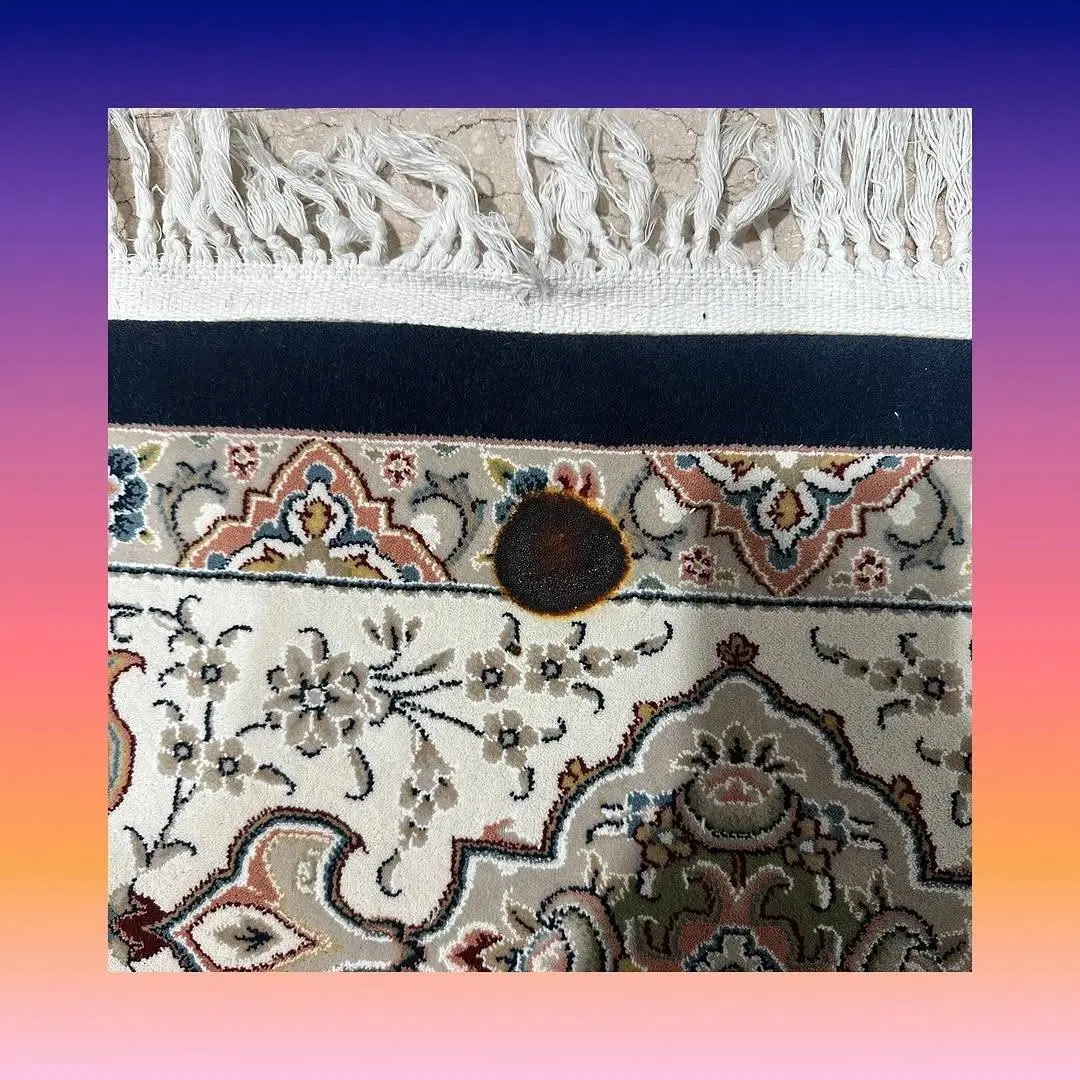 ترمیم و رفوگری فرش سوخته در پاسداران - تصویر 5