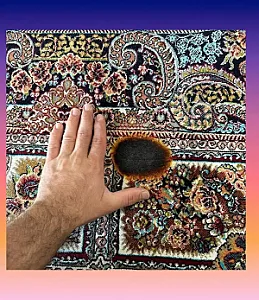 رفوگری و ترمیم سوختگی فرش در کیانشهر